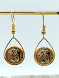 Boucles d’Oreilles Pissenlit Doré en Laiton – Bijou Poétique & Élégant | Léger et Fait Main